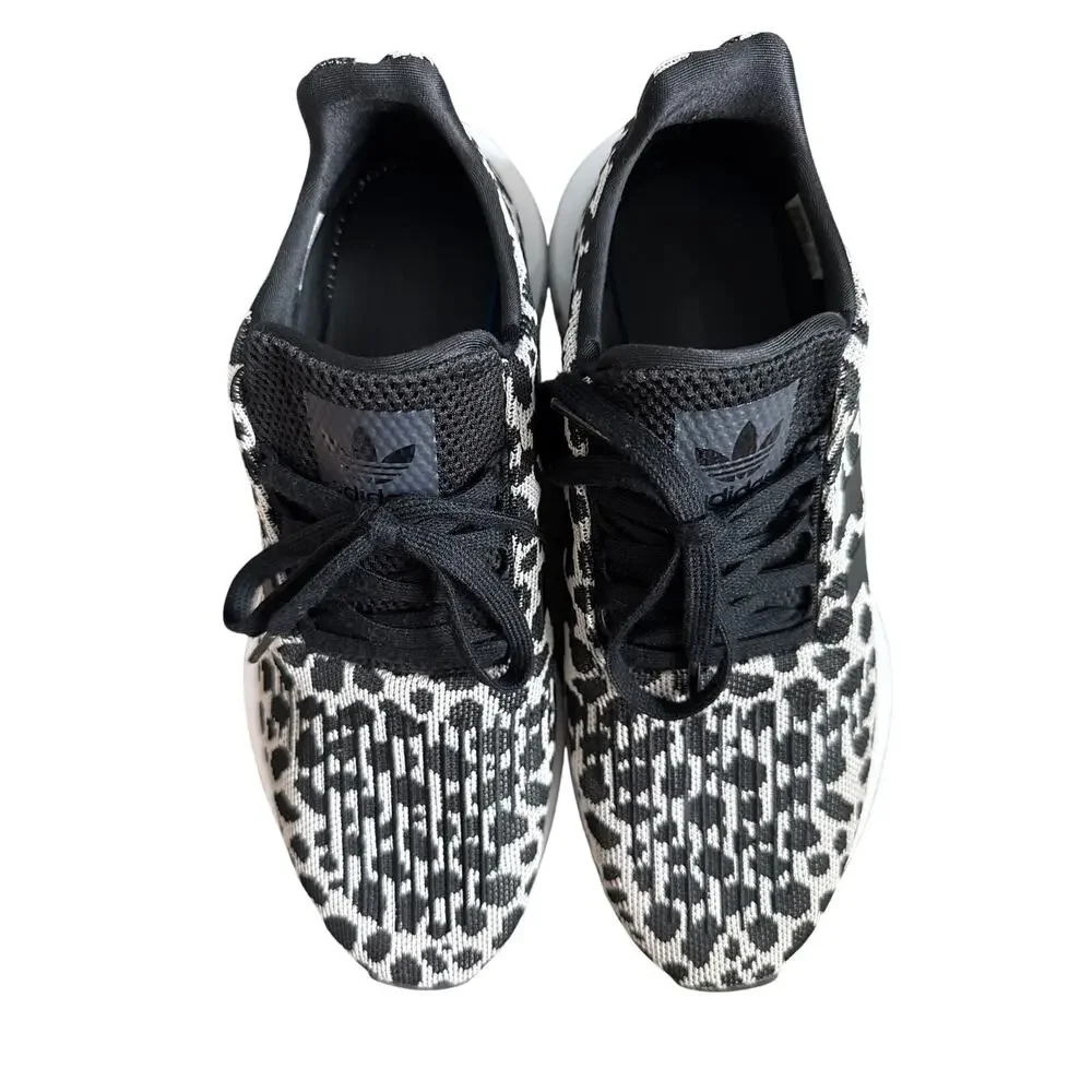Adidas Swift Run 1.0 Animal Print Casual Sneakers Size 11 - Picture 3 of 11